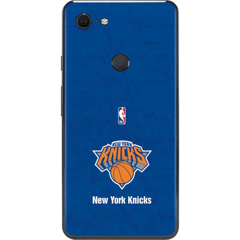 NBA New York Knicks Distressed Google Pixel 3 XL Skin